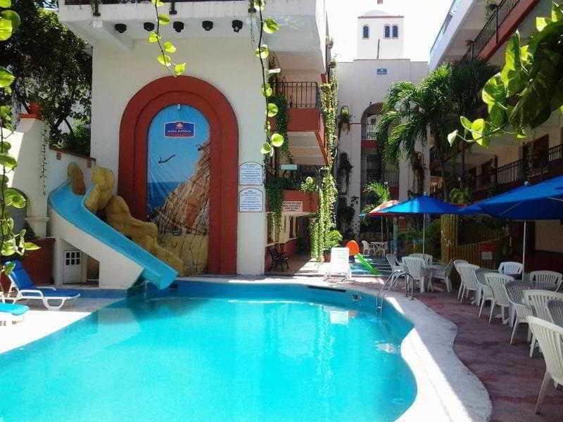 Hotel Hacienda Maria Eugenia Acapulco Bagian luar foto